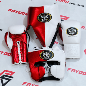 Customizable No Boxing No Life Set for Martial Arts Fitness Includes High Quality Real Leather Boxing <b>Gloves</b> Hand Grips Thick - Product Image 1