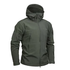 Chaqueta Softshell Impermeable con Cremallera y Logotipo Bordado Personalizado al por Mayor, Chaqueta Cortavientos de Poliéster para Hombre 2026 - Product Image 2