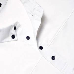 Alta calidad 100% algodón sólido transpirable manga corta Casual hombres de talla grande para camisa 2024 - Product Image 2