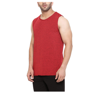 Débardeur de fitness sans manches respirant en polyester/coton, prix d'usine, décontracté, pour entraînement, gym, musculation, confortable - Product Image 4