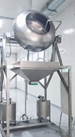 Mélangeur de dragées et de revêtements automatique en acier inoxydable SUISER MAKINE avec rotation inversée, chauffage et refroidissement