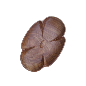 Ensaladera de frutas de madera de último diseño, tamaño y forma personalizados hechos a mano, cuenco de madera de frutas secas de Color marrón - Product Image 1