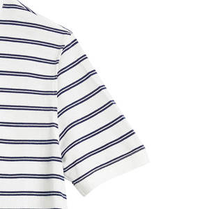 เสื้อโปโลสำหรับผู้ชายเสื้อโปโลผ้าคอตตอนแขนสั้นแบบสวมหัวทรงโอเวอร์ไซส์สีทึบพิมพ์โลโก้ได้ตามต้องการ - Product Image 5