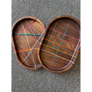 Plateau de service alimentaire de couleur marron en bois de qualité supérieure pour la maison, l'hôtel et le restaurant utilisent un plateau à desserts en vrac à prix réduits - Product Image 1