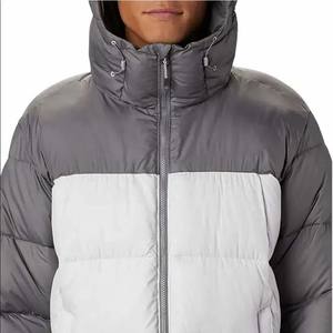 Capucha hombres burbuja puffer chaqueta clásica - Product Image 4