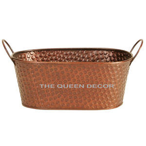 Cubo de Navidad de Metal de hierro de alta calidad, decoración moderna para el hogar y el jardín del Hotel con diseño de tela eléctrica de Papá Noel - Product Image 5