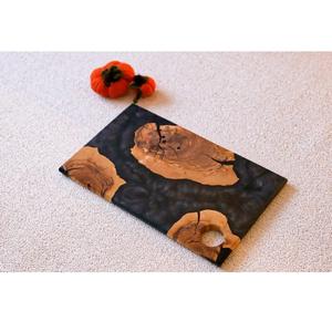 Planche à découper en bois résineuse à forte résistance, fabriquée en bois d'acacia et en bois de manguier, idéale pour la cuisine quotidienne - Product Image 6