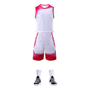 Maillot de basket-ball de qualité supérieure, ensembles de basket-ball imprimés par sublimation, uniformes de basket-ball OEM personnalisés pour hommes - Product Image 3