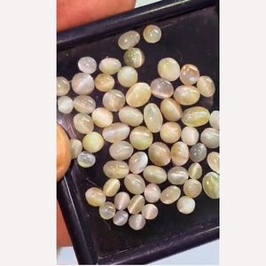 59 Piezas de Ojo de Gato Crisoberyl Natural, Cabujón Ovalado de 4mm a 8mm, Lote de 43 Quilates, Iroc Sales, Gemas Sueltas de Alta Calidad, US$69 por todo - Product Image 3