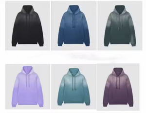 Custom Faded Ácido Lavado de gran tamaño 450gsm 100% Algodón Tallas grandes Peso pesado Pullover Distressed Vintage Ácido Lavado Sudadera con capucha Unisex - Product Image 2