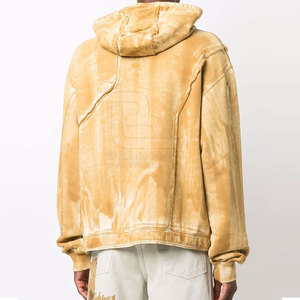 Sudaderas con capucha de lavado ácido para hombre superventas Nuevo diseño Bajo MOQ Poliéster/Algodón Temporada de invierno Venta al por mayor a la venta - Product Image 4