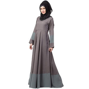 Fashionable Long Abaya Islamic <b>Dress</b> <b>for</b> <b>Women</b> Custom Front Plated <b>Muslim</b> Girls Abaya - Product Image 2