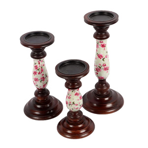 Juego de 3 Portavelas de Madera Pulida Plateada Hechos a Mano de Primera Calidad, Elegantes Faroles para Velas con Grabado Láser, Decoración del Hogar - Product Image 3