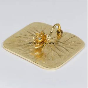 Support de papier de soie de forme carrée en marbre blanc avec poignée en aluminium support de stockage de tissu de décoration de Table de la plus haute qualité - Product Image 4