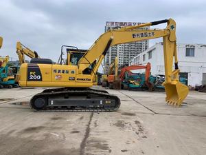 เครื่องขุด Komatsu PC200 2016ตันที่ใช้แล้วรับประกันคุณภาพ20ตันพร้อมปั๊มเครื่องยนต์และ110kw ความจุถัง1.1m3พลังงาน - Product Image 3