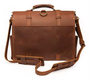 Mochila personalizada de cuero genuino, maletín convertible, estilo de moda, bolsa de viaje para ordenador portátil con patrón de caramelo - Product Image 4