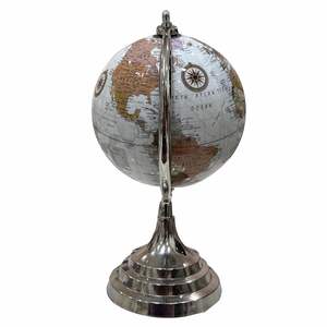 CALVIN HANDICRAFTS' Nautical Steel Antique Educational Globe for <b>Geography</b> Enthusiasts - Product Image 1