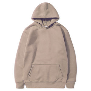 2024 venta al por mayor de hombres 100% algodón recortado-Sudadera CON CAPUCHA DE CALIDAD DE LUJO grueso francés Terry peso pesado de gran tamaño para el invierno - Product Image 5