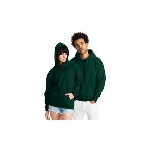 Survêtement unisexe en coton côtelé ample à capuche avec logo personnalisé, marron, en tissu respirant et écologique - Product Image 3