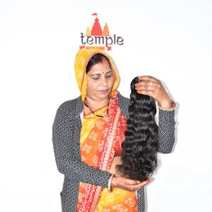 Paquete de cabello de color natural vietnamita para mujeres negras, máquina barata, procesamiento de doble trama, extensiones de cabello humano sin procesar - Product Image 2