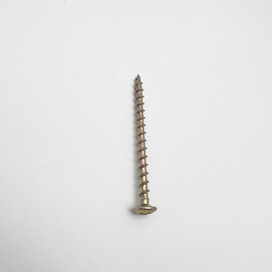 Tornillo para Tablero de Aglomerado con Cabeza Plana, Fabricado en Vietnam, C1022 DIN 7505, Zincado Amarillo, para Paneles de Yeso y Madera, Marca THV - Product Image 1