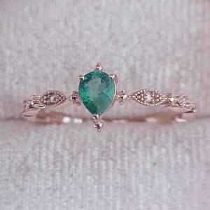 Unique Design <b>Emerald</b> <b>Ring</b> Handmade 925 Sterling <b>Silver</b> Fine Jewelry Gold Plated <b>Ring</b> for Women Indian Weddings Wholesale <b>Ring</b>. - Product Image 1