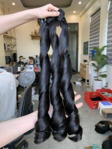 Extensions de cheveux vietnamiennes à donneur unique, couleur éclatante, trame simple, couleurs personnalisables, plusieurs donneurs - Product Image 6