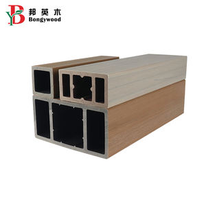 Toptan açık ve kapalı WPC dekorasyon panjurlar ahşap plastik kompozit tüpler - Product Image 6