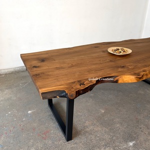 <b>Live</b> <b>Edge</b> Solid Acacia Wood Dining <b>Table</b> - Product Image 3