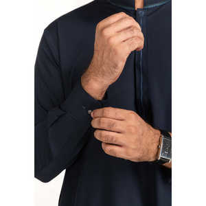 Costume de mariage/business brodé coupe classique/affinée en tissu tissé respirant, fermeture simple boutonnage, ensemble imprimé SK-EMB25-045 - Product Image 2