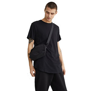 Camiseta de manga corta ajustada para hombre, camisa de nuevo estilo, ropa informal, con logotipo personalizado impreso, fabricante personalizado - Product Image 1