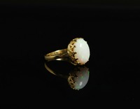Bague de fiançailles en argent sterling 925 avec opale éthiopienne naturelle en gros, sertie en bélière, pierre précieuse multi-feu, style vintage, tiers