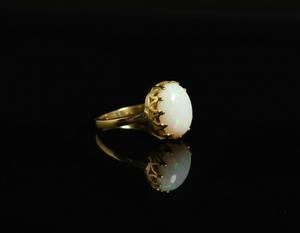 Bague de fiançailles en argent sterling 925 avec opale éthiopienne naturelle en gros, sertie en bélière, pierre précieuse multi-feu, style vintage, tiers - Product Image 2