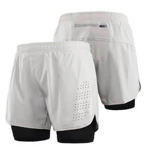 <b>Men's</b> 2 in 1 Running <b>Shorts</b> Gym Workout Quick Dry <b>Mens</b> <b>Shorts</b> With Phone Pocket - Product Image 2
