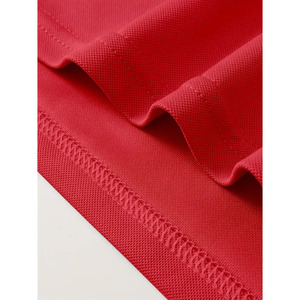 Polo à manches courtes pour homme, couleur unie, tricot piqué, style décontracté - Product Image 3