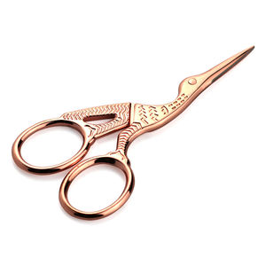 Tijeras de pestañas de acero inoxidable de Color personalizado, tijeras de belleza, maquillaje de cejas, tijeras de cejas - Product Image 4