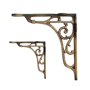 Estantes flotantes largos de acero inoxidable para montaje en pared decorativos para el hogar, soportes metálicos colgantes - Product Image 2