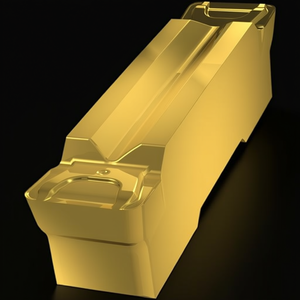 Inserts de tourne-outils plaqués or PVD de 6 mm de large pour ISO GL6-D600M08-GMG8330 - Paquet de 10 - Product Image 3