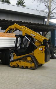 2022 Utilisé Cat 3 Tonnes Skid Steer Loader 64hp Mini Skid Wheel Multifonctionnel Pompe Moteur Core Disponible pour Europe USA Chili - Product Image 3