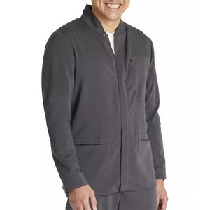 Chaqueta para hombre, cuello alto con cremallera frontal y broche en el cuello - Product Image 4