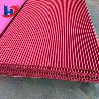 Panneau acoustique triangulaire à rainures en V HJ en PET recyclé, ignifuge B1, 100 % fibre de polyester, insonorisant, moderne, pour mur d'entrepôt