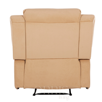 Fauteuil inclinable à bascule moderne et confortable, rembourré en mousse, avec structure métallique et revêtement en polyester, idéal pour salon, appartement, chambre ou bureau à domicile