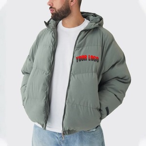 Chaqueta de Invierno Canadiense de Moda 2026 para Hombre, Chaqueta Acolchada con Aislamiento Térmico para Senderismo, Chaqueta de Burbujas con Cremallera, Chaqueta Acolchada Holgada - Product Image 1