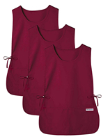 Tablier de cuisine unisexe sans manches avec 2 poches frontales profondes, liens de taille ajustables, uniformes de chef et de service alimentaire, fabriqué en Inde, en acier inoxydable