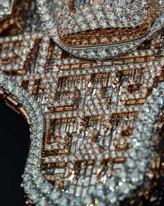 Stylish Design Stunning <b>Moissanite</b> Diamond Pendant <b>Necklace</b> for Women With Brilliant Cut Stones Jewelry - Product Image 5