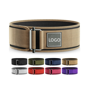 เข็มขัดยกน้ำหนักเข็มขัดโลหะสำหรับฟิตเนสยกน้ำหนักเข็มขัดเทรนเนอร์สไตล์หัวเข็มขัดสำหรับยิมโลโก้แบบกำหนดเอง - Product Image 1