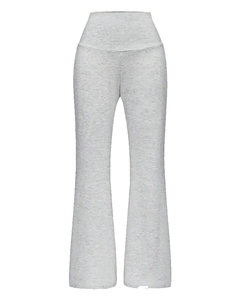 กางเกงเลกกิ้งทรงขาบานแบบใหม่ คุณภาพสูง สำหรับผู้หญิง ผ้าซาติน กันยับ เอวยางยืด ใส่ออกกำลังกาย ทรงเซ็กซี่ - Product Image 2