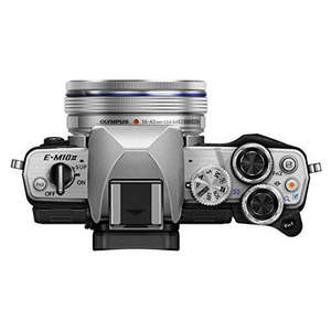 High Resolution Silver Mirrorless <b>Digital</b> <b>Camera</b> with 14-42mm EZ Lens Compact Used Photography & <b>Video</b> International Version - Product Image 1