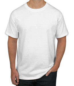 T-shirt uni à col rond en coton épais très demandé pour l'impression, t-shirt surdimensionné en coton lourd avec impression sérigraphique personnalisée - Product Image 3