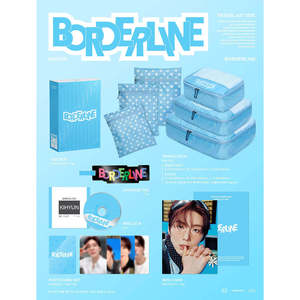 MONSTA X คิฮยอน - BORDERLINE EP อัลบั้ม ชุดอุปกรณ์เดินทาง เวอร์ชั่น TRAVEL KIT - Product Image 1